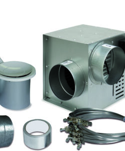 KIT 3 BOUCHES 400 m3/h - 90 W - DN 125