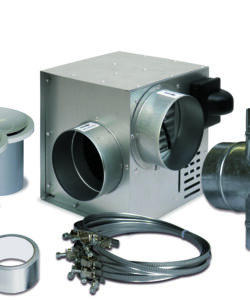 KIT 4 BOUCHES 400 m3/h - 90 W - DN 125