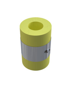 Coque isolant l'écart au feu , épaisseur 100mm